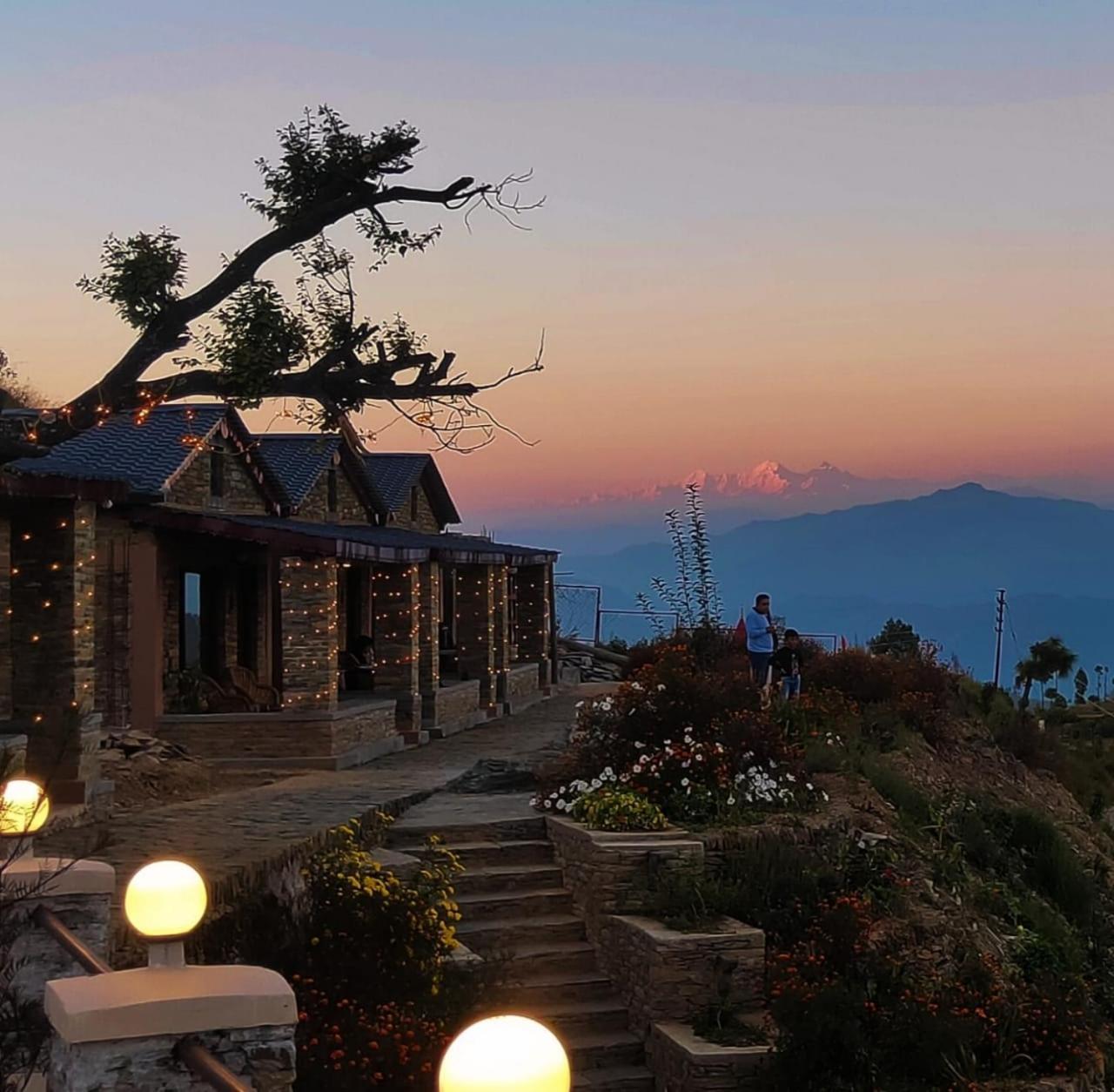 Meraki Huts Pauri Bagian luar foto