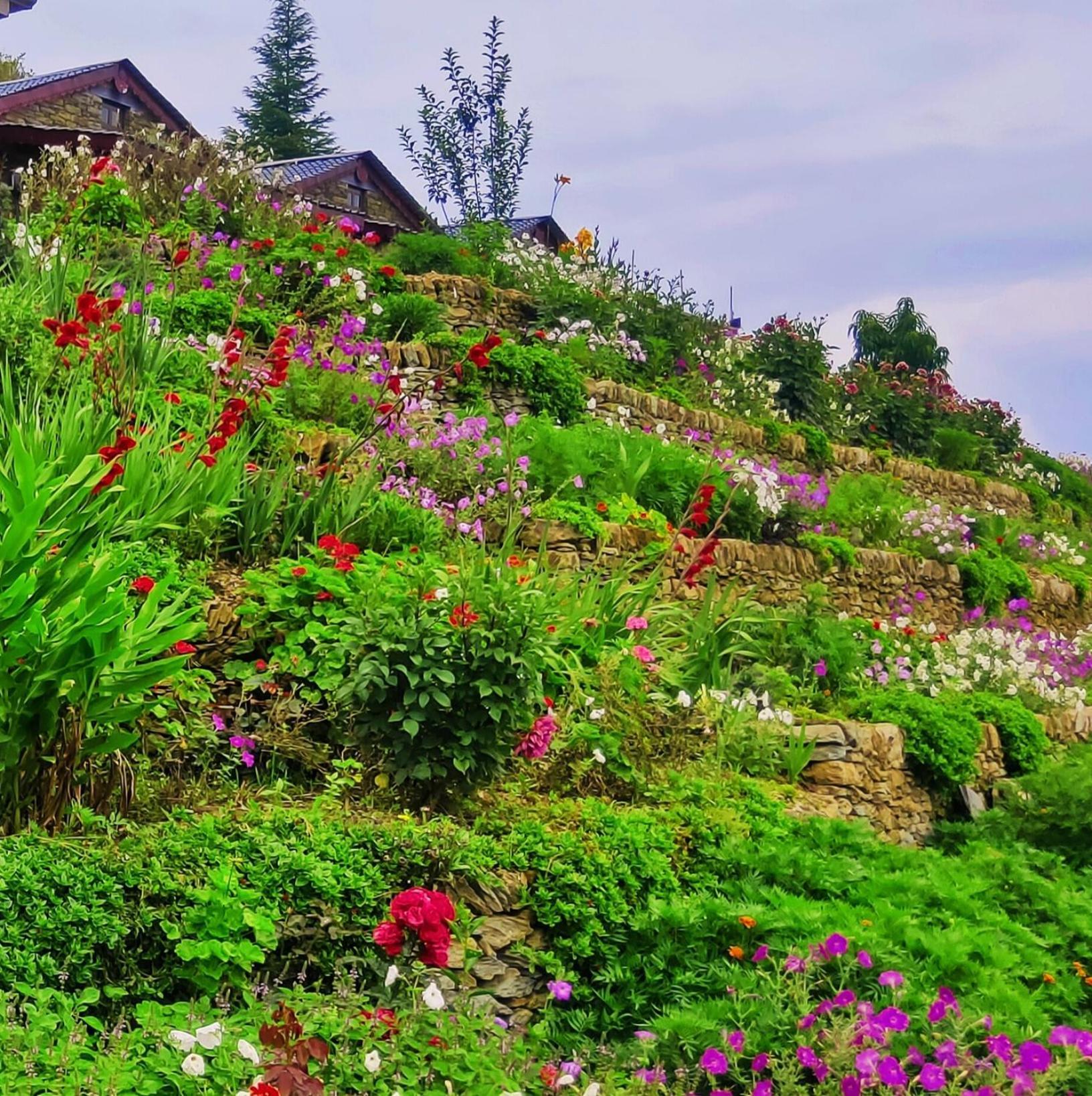 Meraki Huts Pauri Bagian luar foto